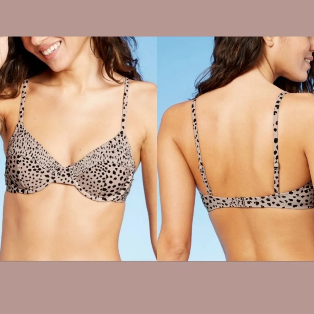 NWT Xhilaration [ XS ] Smocked‎ Underwire Bikini Top + [ S ] Hipster Bottom